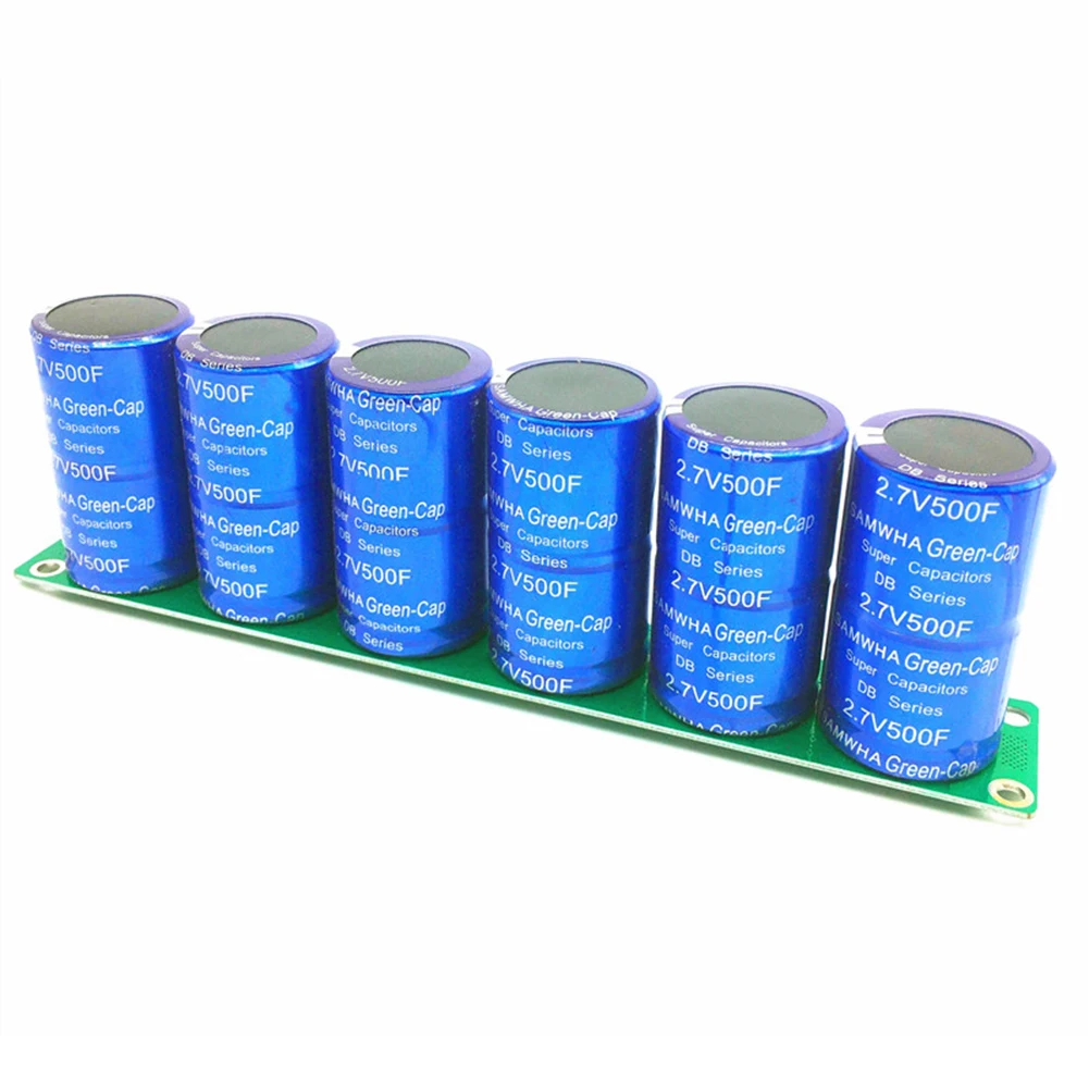 

Automotive Super Capacitor Rectifier Module 2.7V500F Single Row Supercapacitor 16V83F with Balance Plate Circuit Plate for Car
