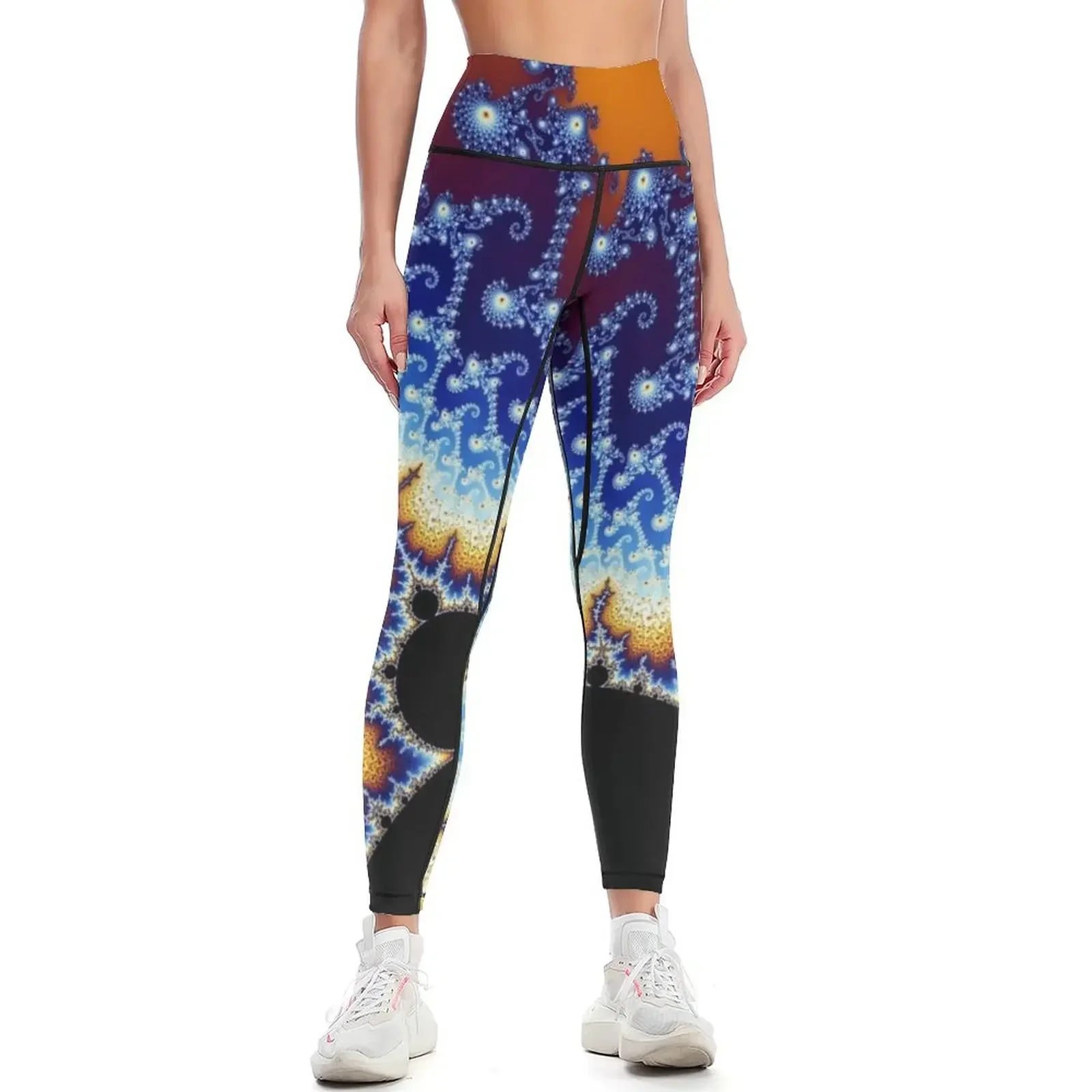 

Mandelbrot set 9 Leggings Fitness woman Women's push up Pants sport push up legging Womens Leggings