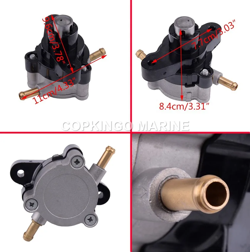 

Boat Fuel Pump For Yamaha Ouboard Motor 4T Mercury F75 F80 F115 LF115 880890T1, 880980A02 6D8-24410-00;68V-24410-10