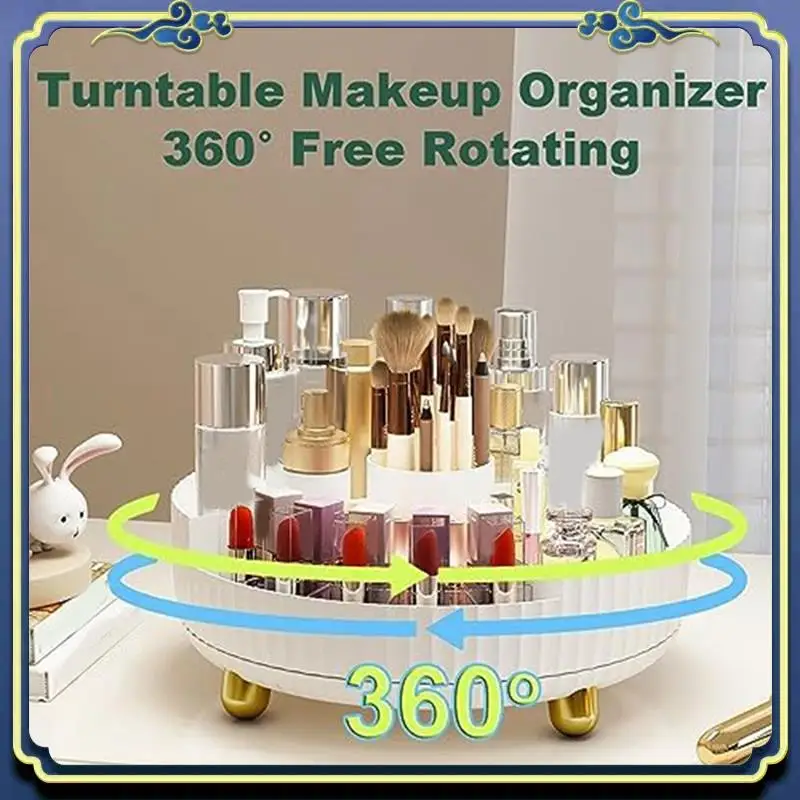 

Latest Rotating Makeup Organizer For Vanity - Bathroom Organizer And Lazy Organizer For Cosmetics Perfume Organizer Storage