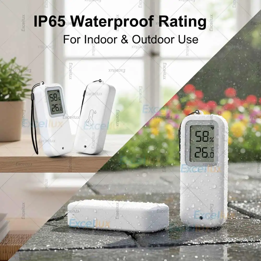 Zigbee 3.0 Temperature Humidity Sensor IP65 Waterproof Thermometer Smart Life Control Works with Home Assistant Z2M Yandex Alice