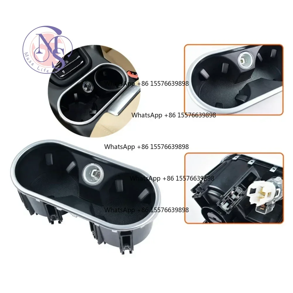 Center Console Cup Holder Storage Compartment, Auto Interior Replacement Spare Part