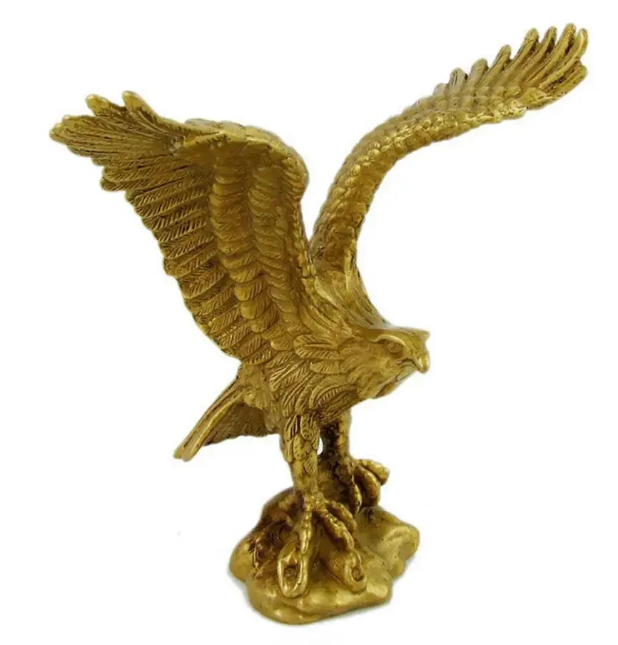 Copper Statue Copper hawk ornament arts and Crafts Ornament the eagle's wings, the eagle's grand plan, the eagle ornament Office