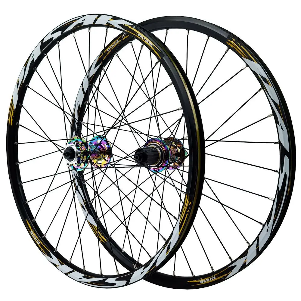 Mtb Wheelset 24 26 27.5 29 inch Bicycle Aero Wheels 6 Bolts Disc Brake Mountain Bike Wheel Set 32 Holes