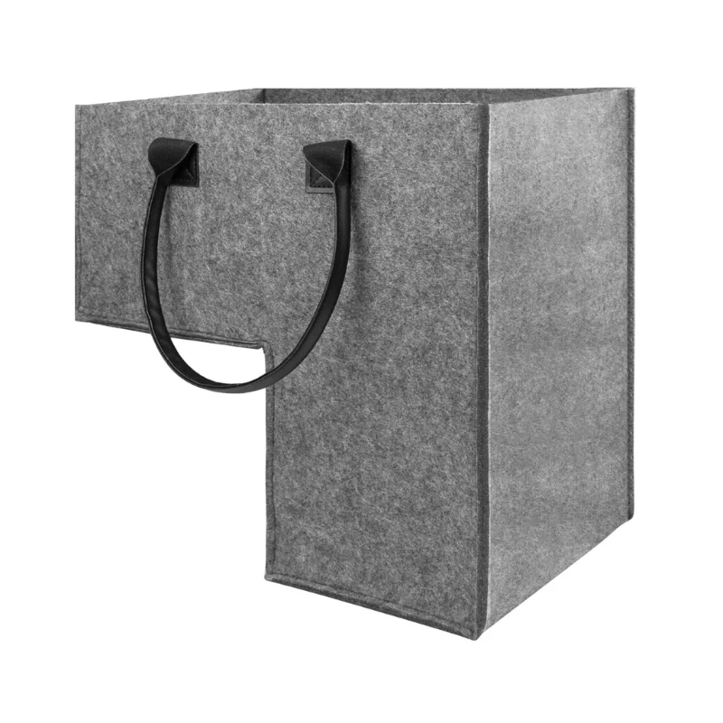 Foldable Felt Step Basket Staircase Storage Convenient Storage Solution for Clothes and Household Goods