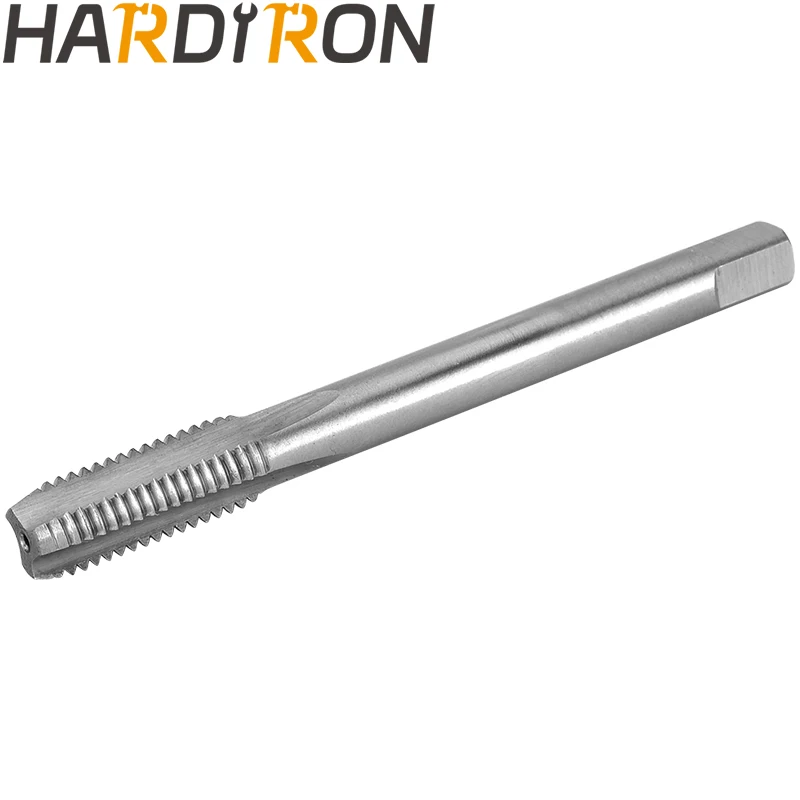 Hardiron M10X1 Machine Thread Tap Right Hand, HSS M10 x 1.0 Straight Fluted Taps