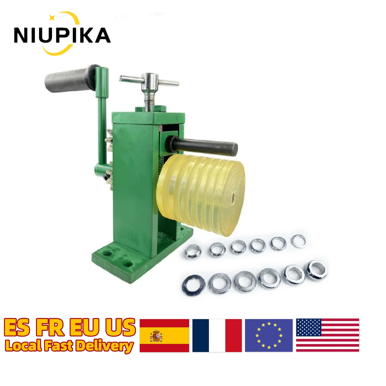 Bracelet Bending Machine Mini Rolling Mill Manual Round Hand Cranking Machine for Hoop Jewelry DIY Tools & Equipments