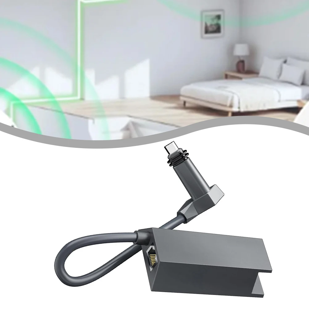 Gray Ethernet Adapter For Starlink For Satellite For Internet V2 Rectangular For Antenna For Wired Network Connection Gaming Str