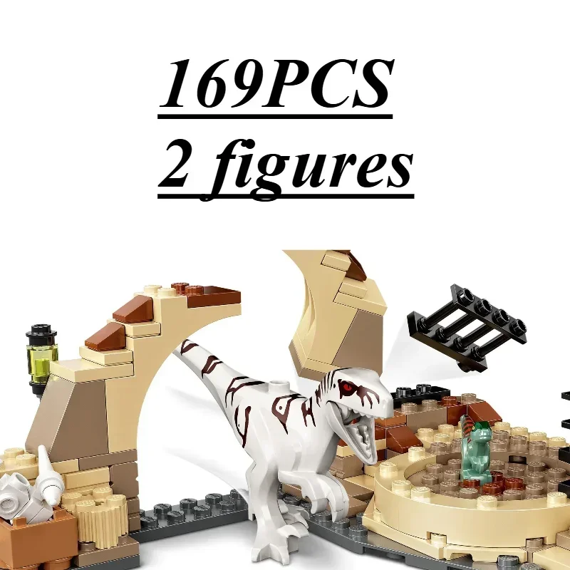 Dinosaur World Atrociraptor Velociraptor T. rex Building Block Compatible 75945 MOC 75946 Assemble 75948 Brick DIY Toy Gift Kid