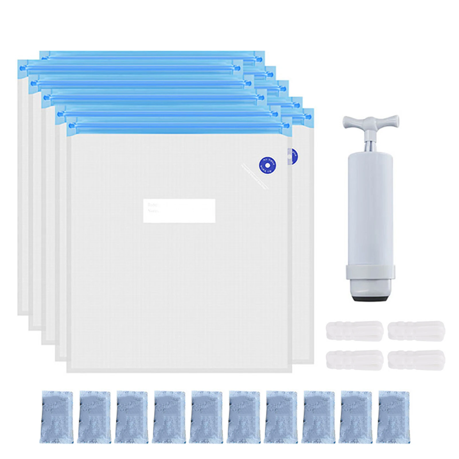 For Filament Drying and Storage Kit for 3D Printers with Manual Vacuum Pump Microporous Bags and Humidity Indicating Desiccant