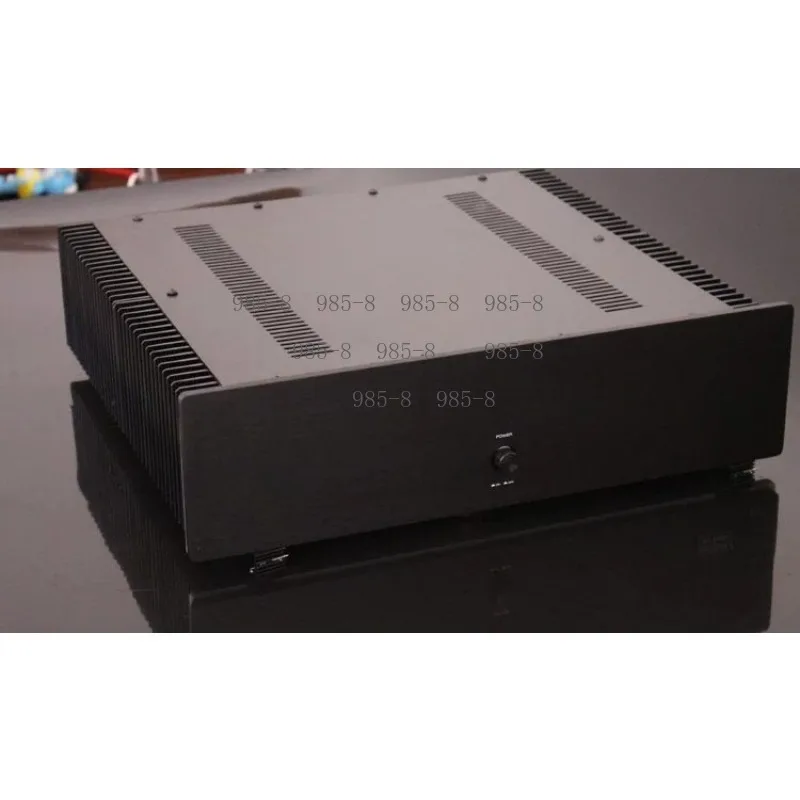 430115390mm Power Amplifier Housing POA-220, Heatsink Equipped Back Stage Amplifier Metal Chassis Box