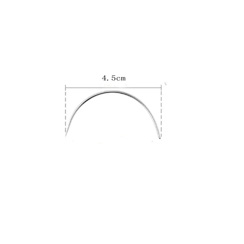 Curved Needles Practical C Type Big Eyes Hand Sewing Needles quilting needles for hand quilting Weaving Needle image 3