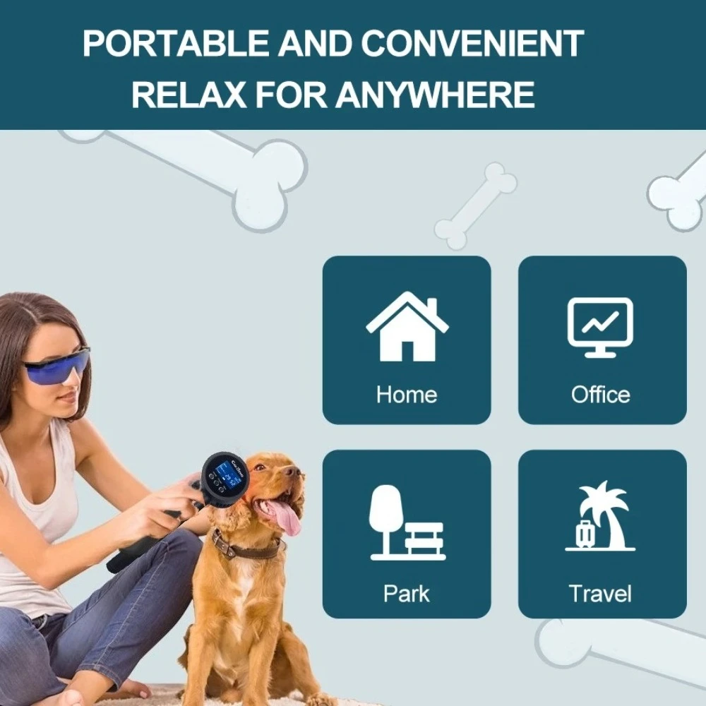 

High Power Cold Laser Therapy Wound Healing Strain Ankle Treatment Pain Relief Tissue Repair & Regeneration 5W 650nm Handheld