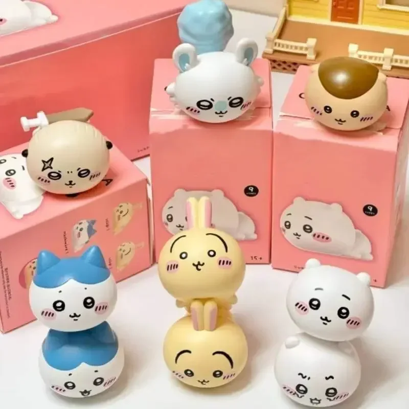 Chiikawa Friends Series Blind Box, Cute Hachiware, Usagi Cartoon Figure Mystery Box, Anime Butter Surprise Gift, Desktop Ornament Toy