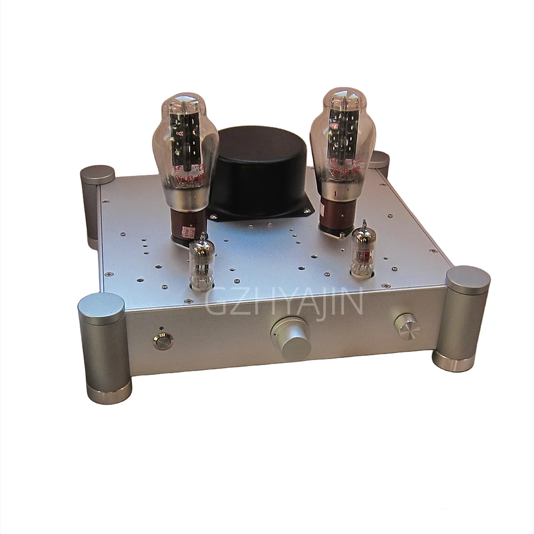 HIFI  300B tube machine fever single-ended power amplifier class A dawn double triode 12AU7 three-way signal input