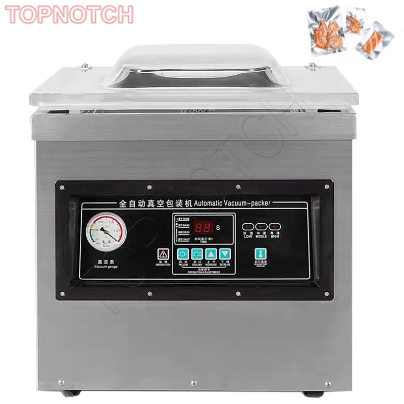 

DZ-400/2F Desktop Vacuum Packaging Machine For Seafood Food Vacuum Packaging Machine