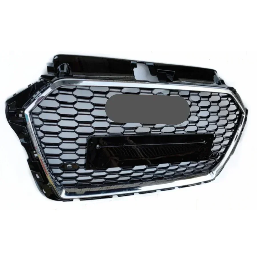 

Car Front Bumper Grill Center Grille For Audi A3/S3 8V 2017 2018 2019 2020 (Refit For RS3 Style) For RS3 Grill 17-20 A1110563