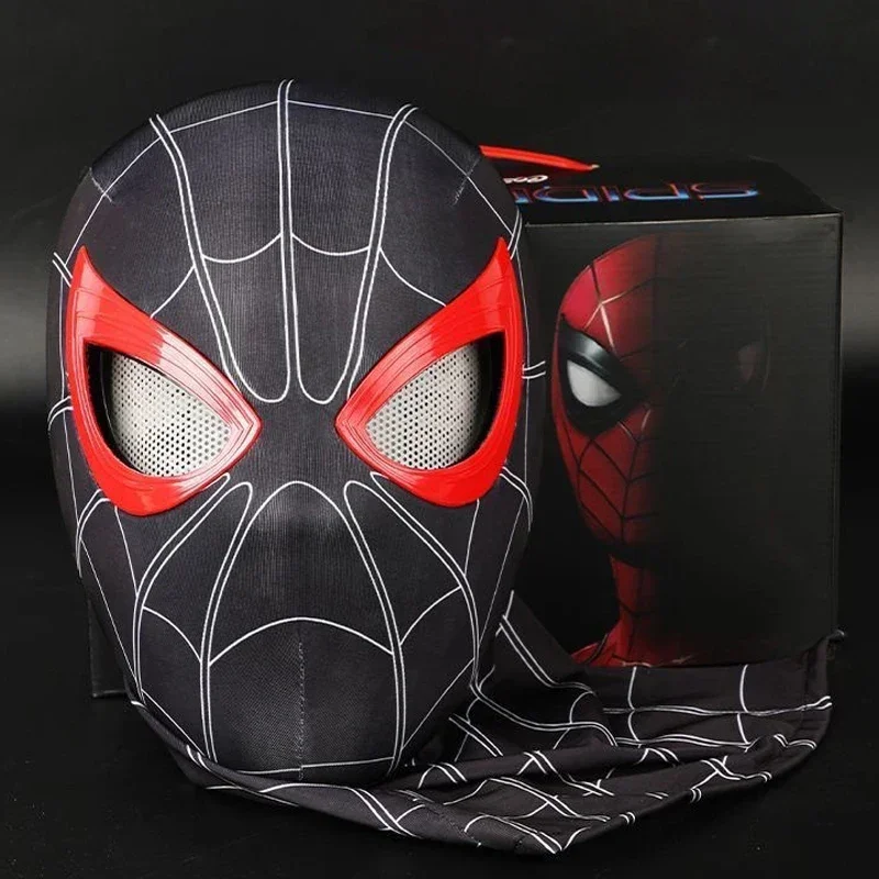 2025 adulte Spiderman masque yeux mobile télécommande enfants super-héros masque Halloween Iron Man masque Cosplay Myers décoration cadeau