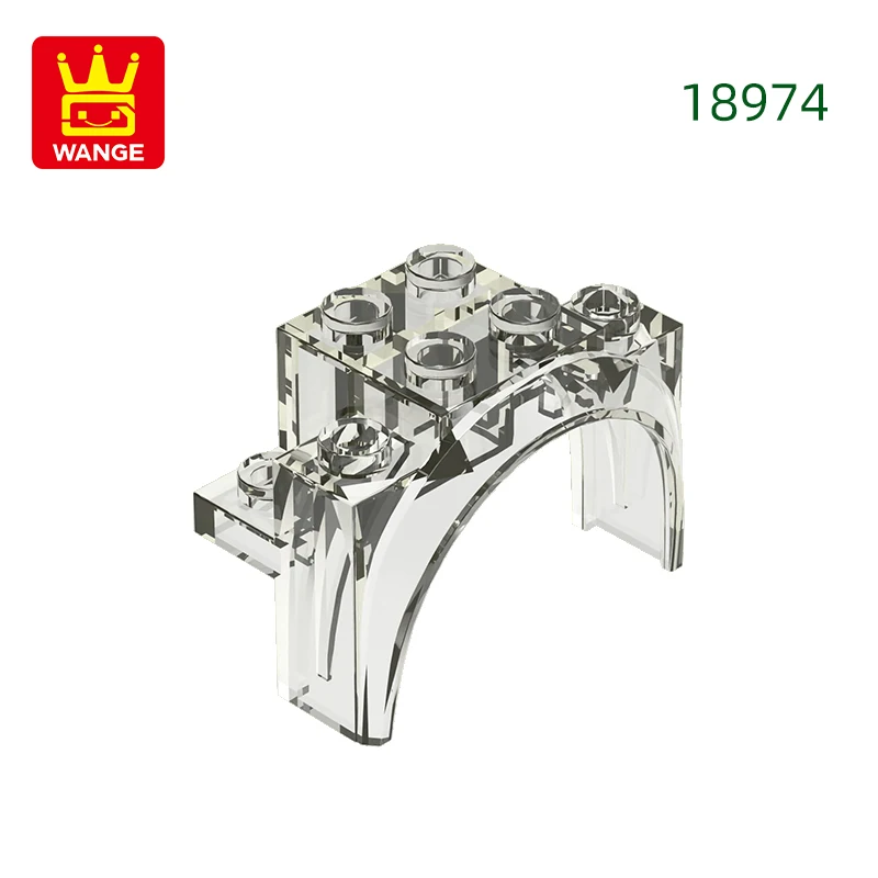Wange 37 stks/partij 18974 Boog Afgerond Voertuig Blok Moc Kleur Accessoires Compatibel met Baksteen DIY kinderen Speelgoed Montage Onderdelen