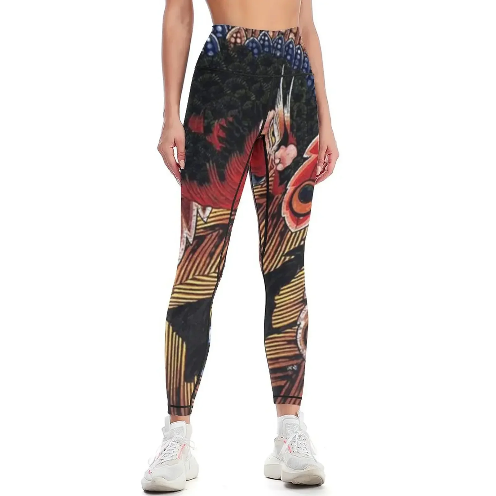 

Favourite Artist - Katsushika Hokusai - Phoenix Leggings sports for Female legging pants gym pants Womens Leggings