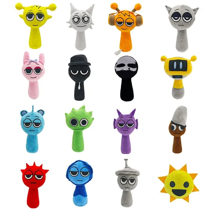 Sprunki Toys Sprunki Plush Toys Sprunki Dolls Singers Oren Wenda Incredibox Sprunki Peluches Plushie Garden Of Banban Brushista