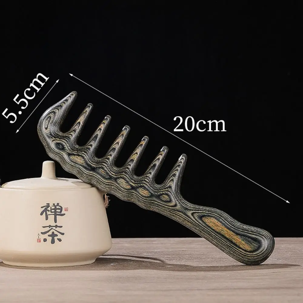 Scalp Relax Sandalwood Massage Comb Natural Wood Anti-static Scalp Hairbrush Thicken Comfortable Head Meridian Hair Comb Neck