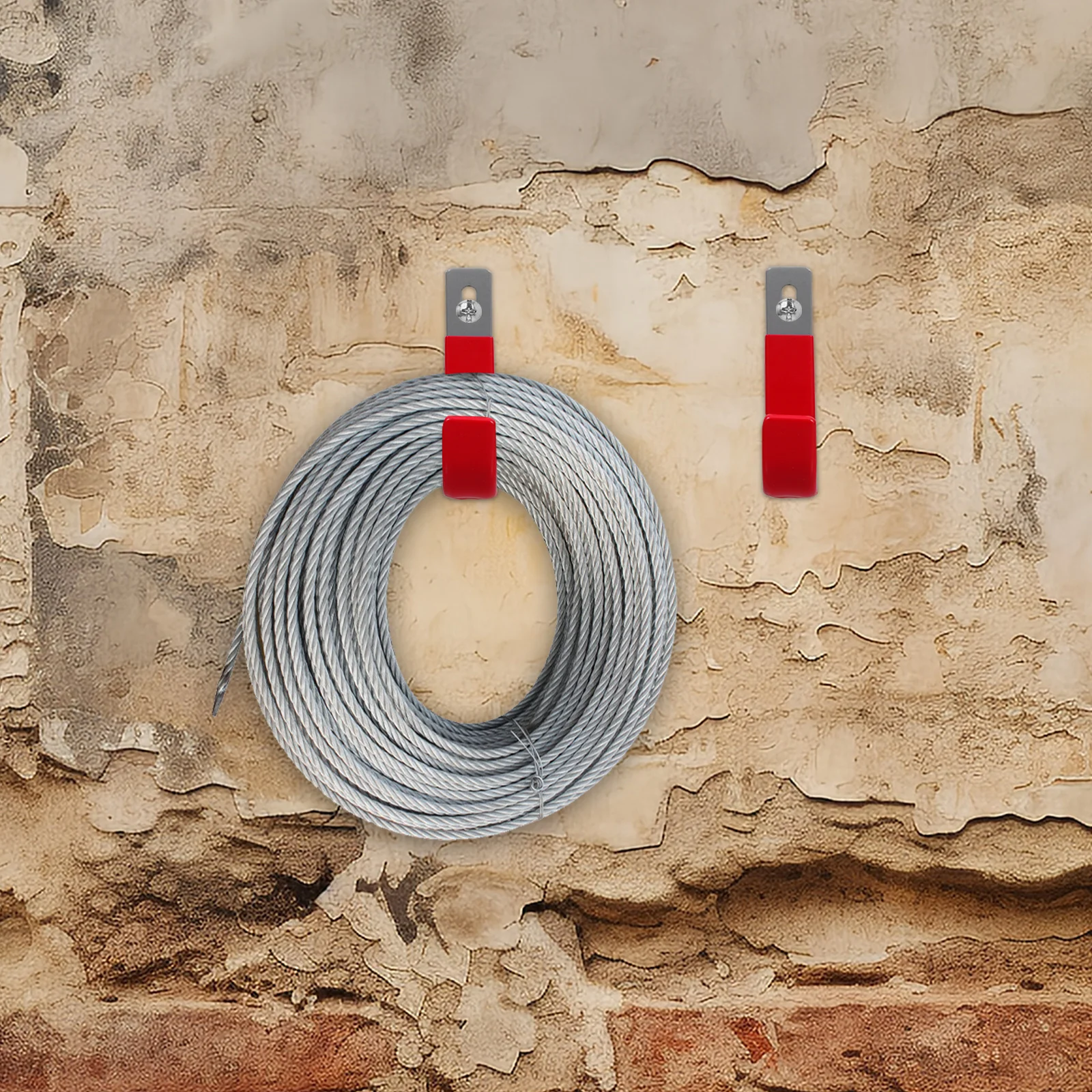 

1 Set Of Walls Heavy Duty Metal Mount For Garage Balcony Bicycle Ladder Hose Shovel Hanging Storage Solutions Garage Wall Hooks