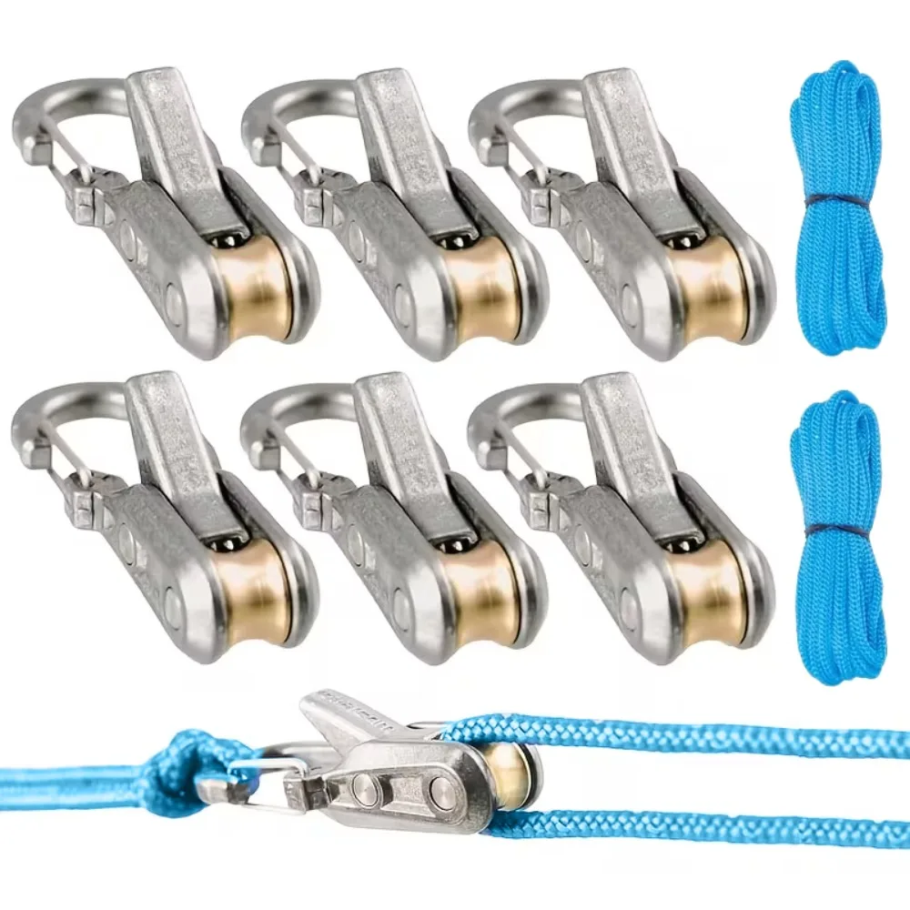 New Rope Tightening Tool and  Tensioner Retractable Cord with Safety Buckle Compatible with Camping  Boating  Home Storage
