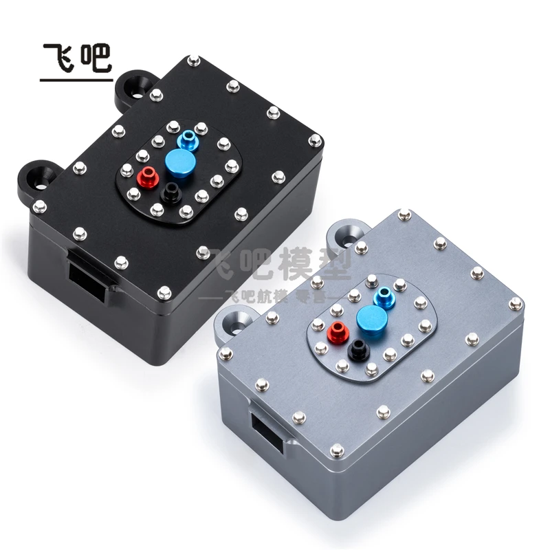 

CNC Aluminum Alloy Equipment Box Receiving and Storage Box for 1/10 RC Crawler Car RC4WD D90 Emulation Decorative Fuel Tank