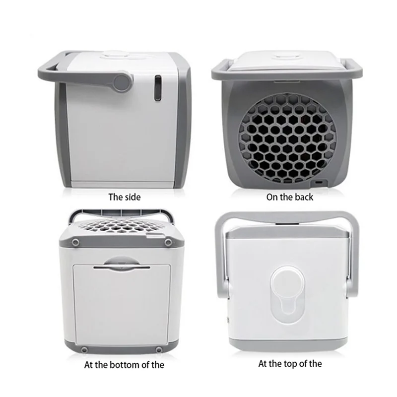 Portable Air Conditioner Mini Fan Cooler Air Cooler USB Air Conditioning 3 Gear Speed Air Cooling Fan Humidifier