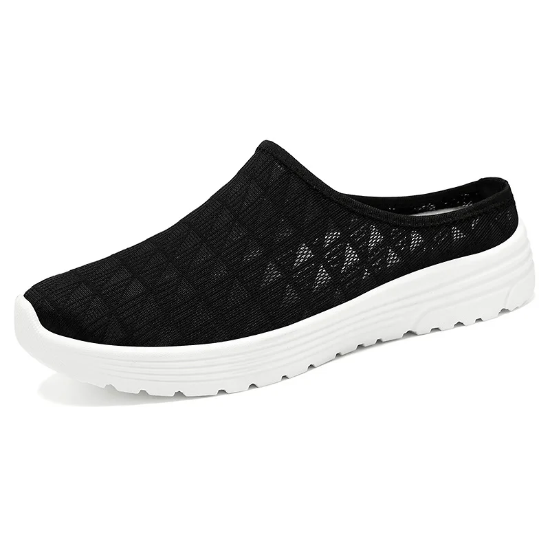 Zapatillas de deporte de tendencia para mujer, medio paquete, zapatos de mujer, cómodas zapatillas de verano para mujer, zapatos baratos, liquidación, envío gratis