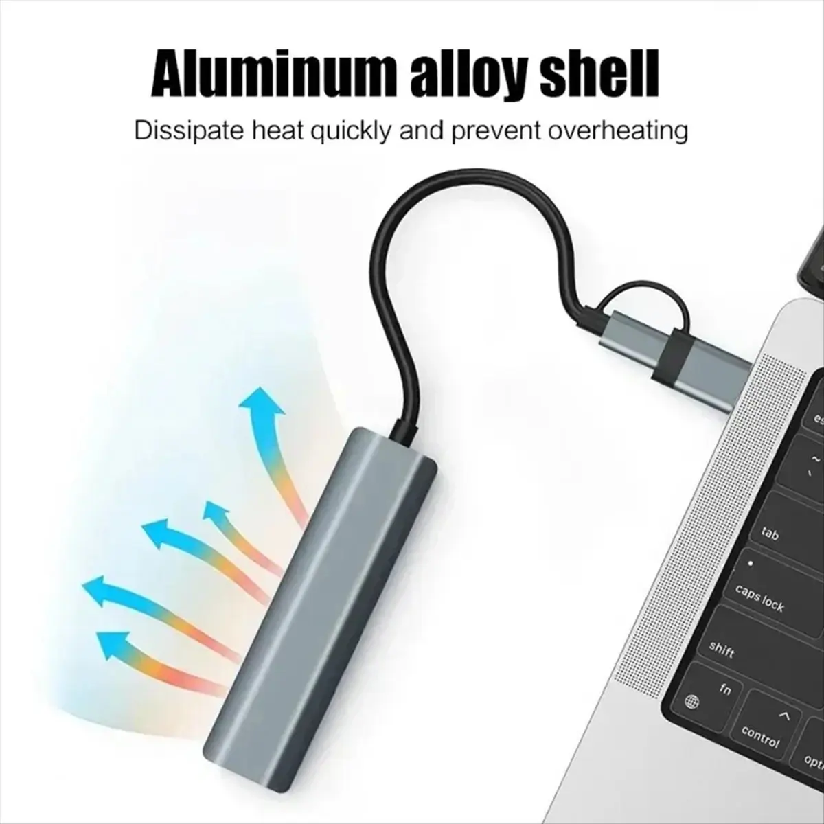 Goodprice USB C HUB USB-A Multiport Adapter Type C USB 3.0 Data Transfer Gigabit Ethernet RJ45 Docking Station for MacBook Pro