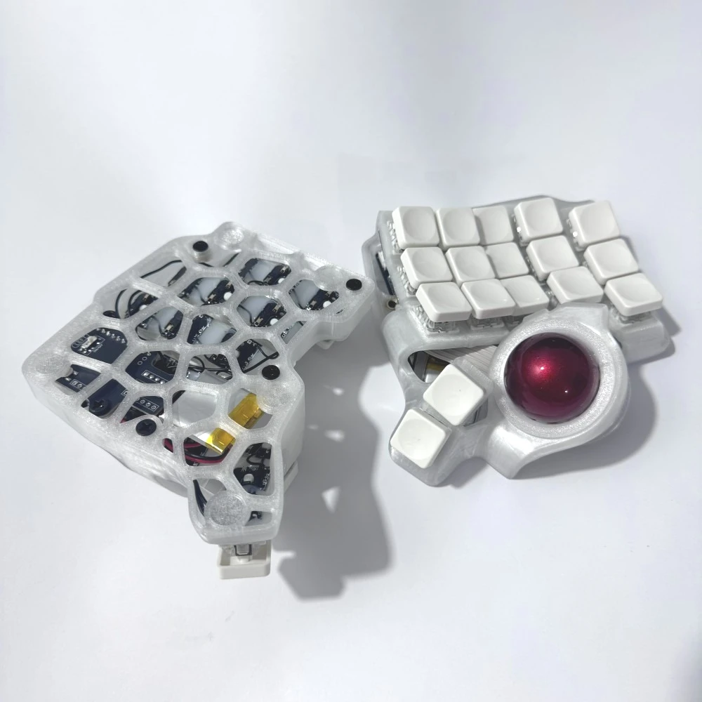 Charybdis Nano Split Keyboard Kit Kabel/Nirkabel Bluetooth Gaming Keyboard Hotswap MX Switch Gamer Aksesoris Teclado Pengiriman Cepat