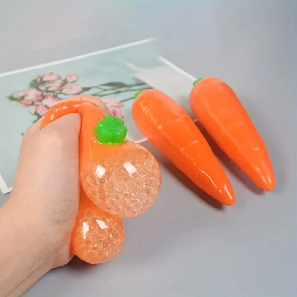 الجزرة السكويشات لعبة الجزرة الإجهاد الكرة لعبة محاكاة حسية الغذاء الإجهاد الإغاثة ضغط لعبة للكبار سلة عيد الفصح الحشو #2