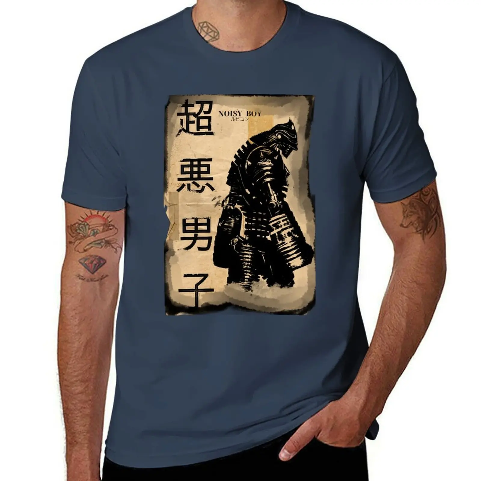 

Real Steels Noisy Boy original Artwork T-Shirt man t shirt designer t shirts for man pack cotton T-Shirt