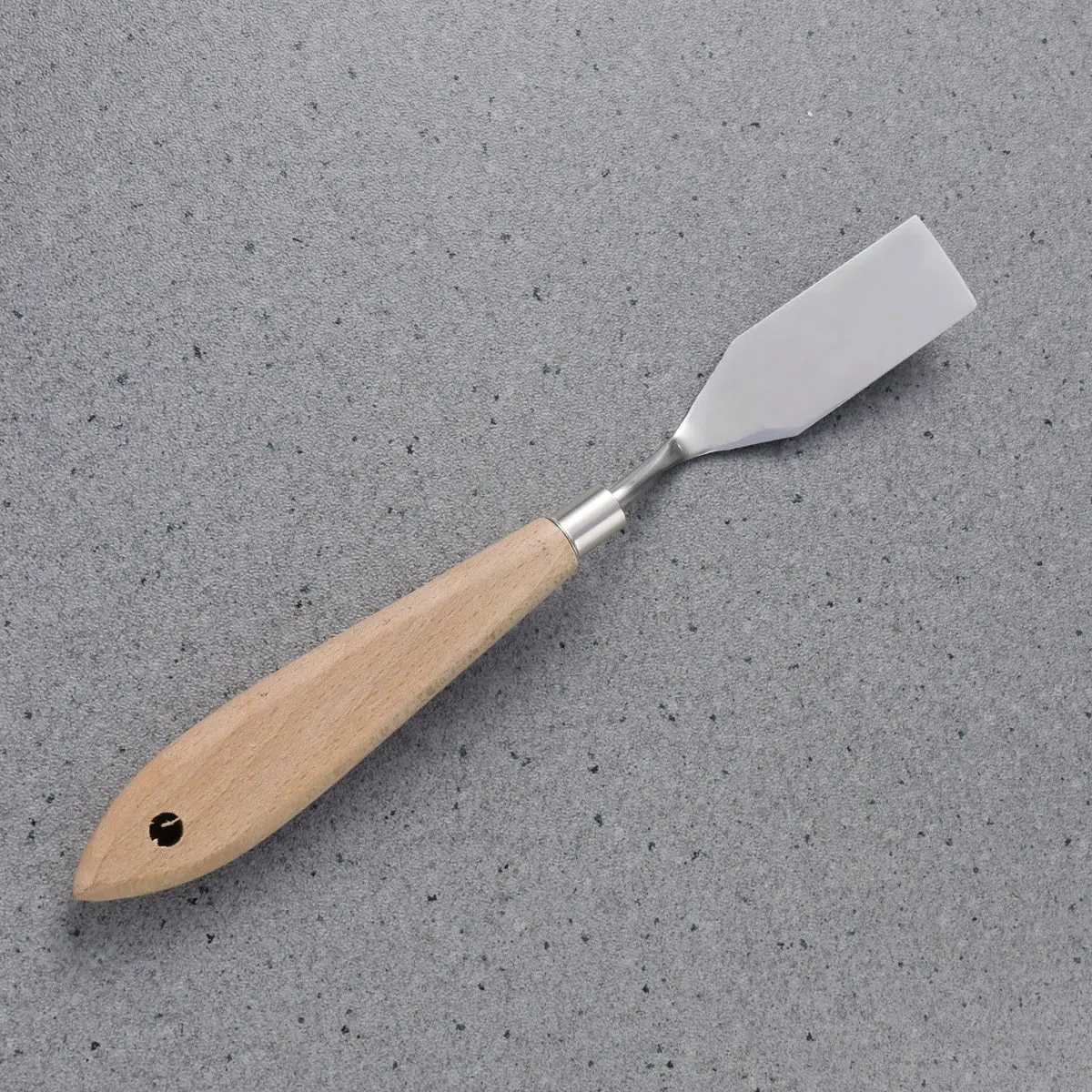 Oil Painting Scraper Spatula Ultrathin Blade Premium Construction Wooden Handle Ergonomic Design Painting Mixing Tool Spatula