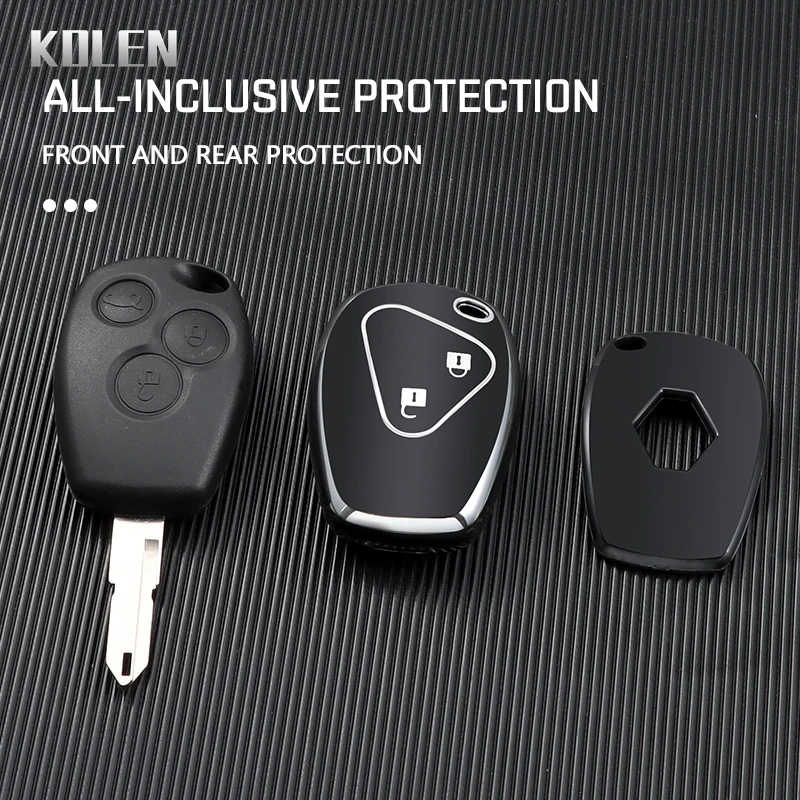 New TPU Car Remote Key Case Cover Shell Fob For Renault Megane Modus Espace Laguna Duster Logan DACIA Sandero Fluence Clio Kango