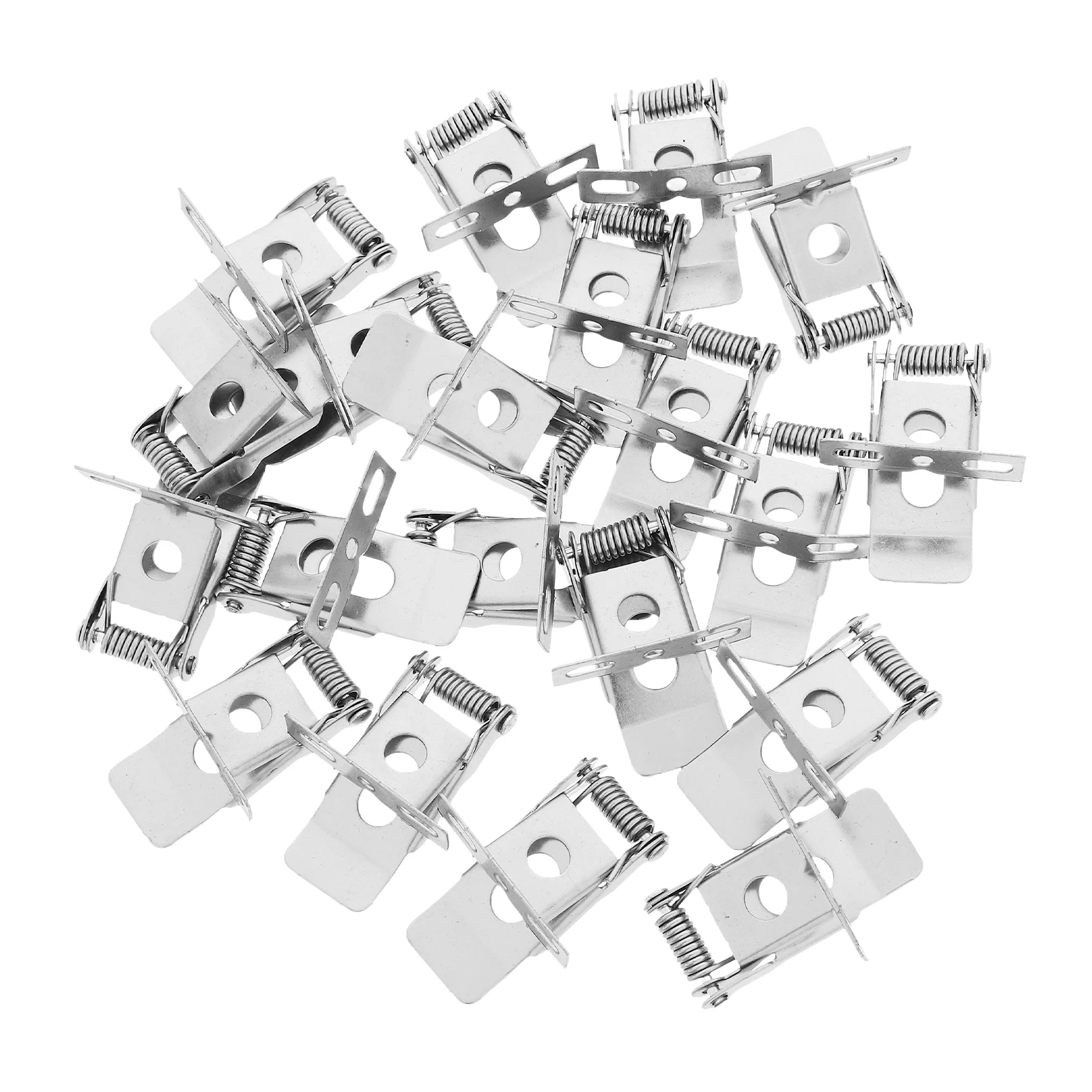 20 قطعة العالمي Led النازل كليب كليب لأضواء راحة الحديد الأجهزة لوحة مصباح تأمين المشابك الإضاءة