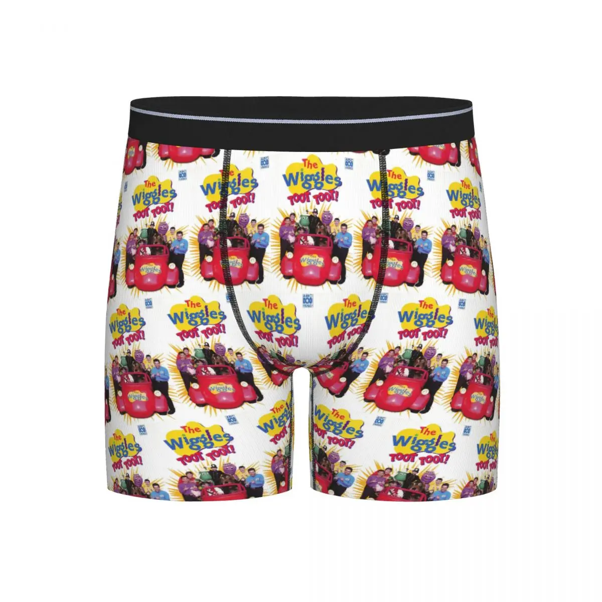 Long Boxer Underpants Shorts The Wiggles Tv Show Music Band Panties Men's Comfortable Underwear for Homme Man Boyfriend Gift
