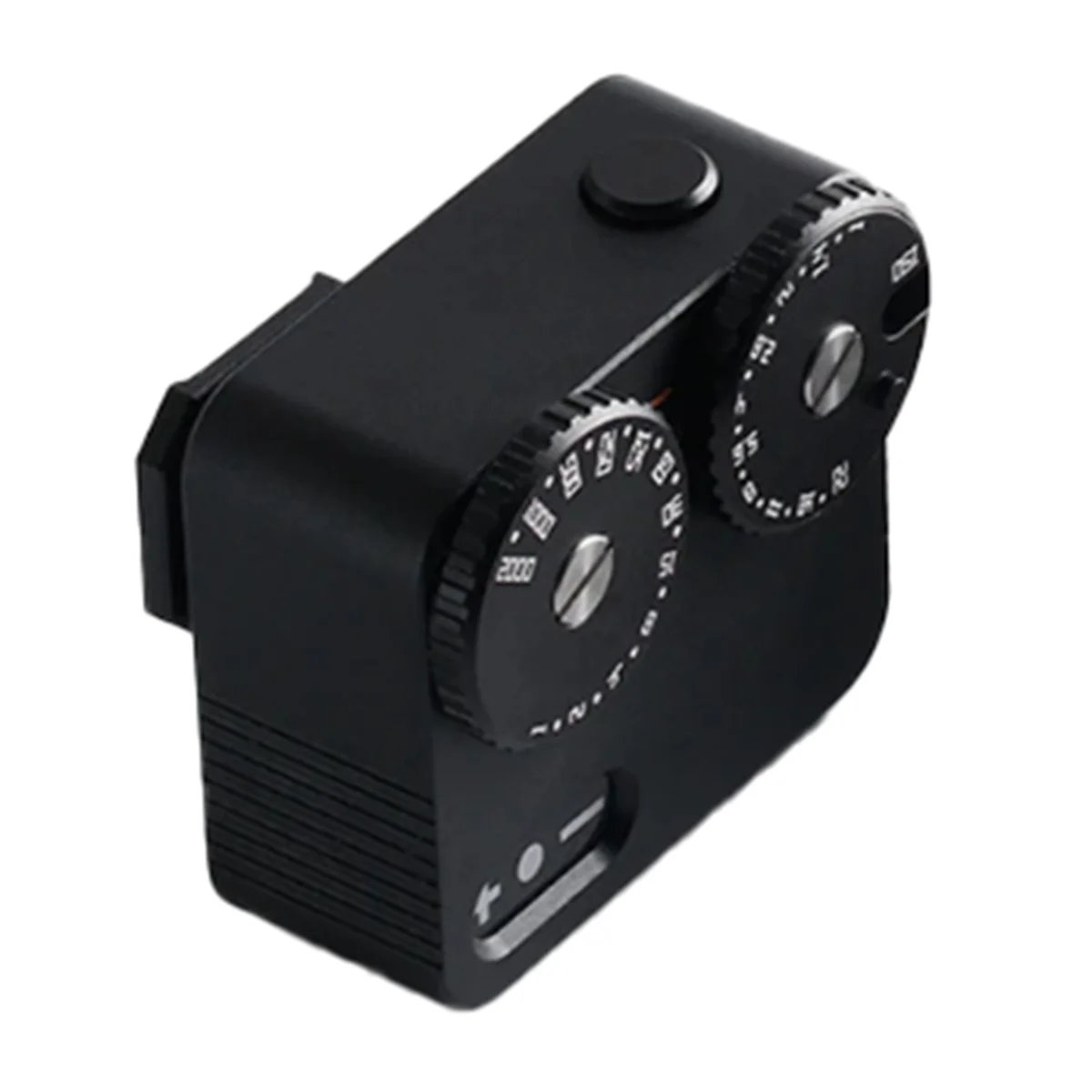 Light Meter II Cold Shoe untuk DSLR kamera Film Light Meter 12 kecepatan Shutter Aksesori Fotografi (hitam)