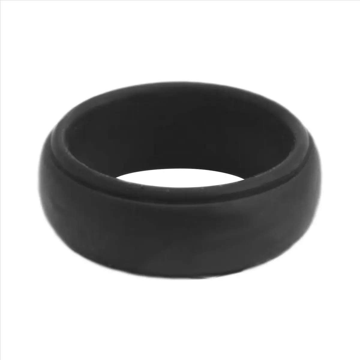 Efficient Black Silicone Cool Rings for Men