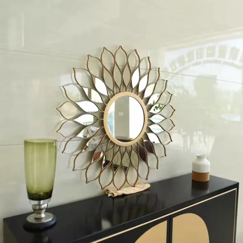 Makeup Mirror Shower Bathroom Dressing Desk Makeup Funky Mirror Cosmetics Portable Dressing Espejos De Baño Decoration Chambre