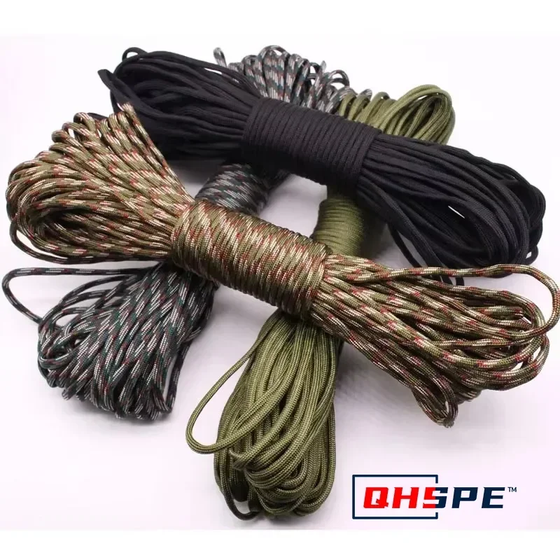 ملحقات خيمة المشي 7 خلايا 550 الحبل التكتيكي قطر 4mm31M المظلة الحبل في الهواء الطلق التخييم بقاء المظلة الحبل