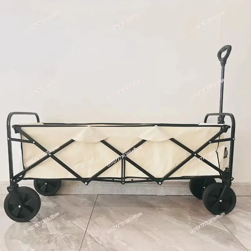Folding Collapsible Heavy Duty Wagon Cart Outdoor Utility Wagon Bollerwagen Faltbar Handwagen Gartenwagen