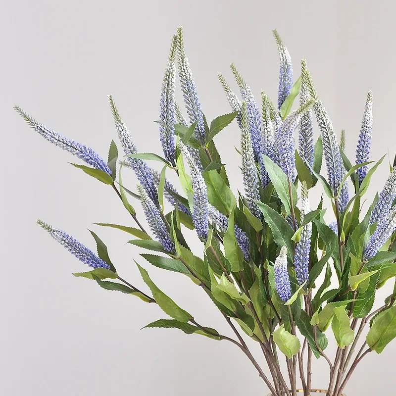 Planta Artificial de salvia bifurcada de 72CM5, adorno para decoración del hogar, accesorios de fotografía de boda, arreglo floral, accesorios de fotografía