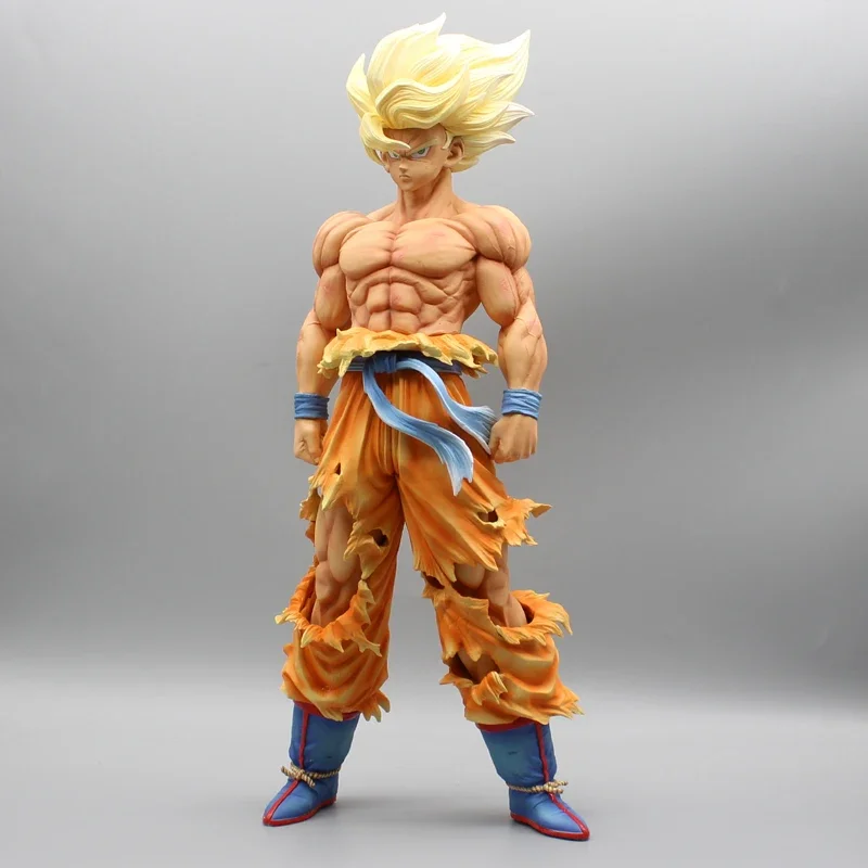 Dragon Ball Z Son Goku figur Namek Anime, Super Saiyan Goku estátu, figur aksi PVC, Brinquedos modelo de coleção, 44cm