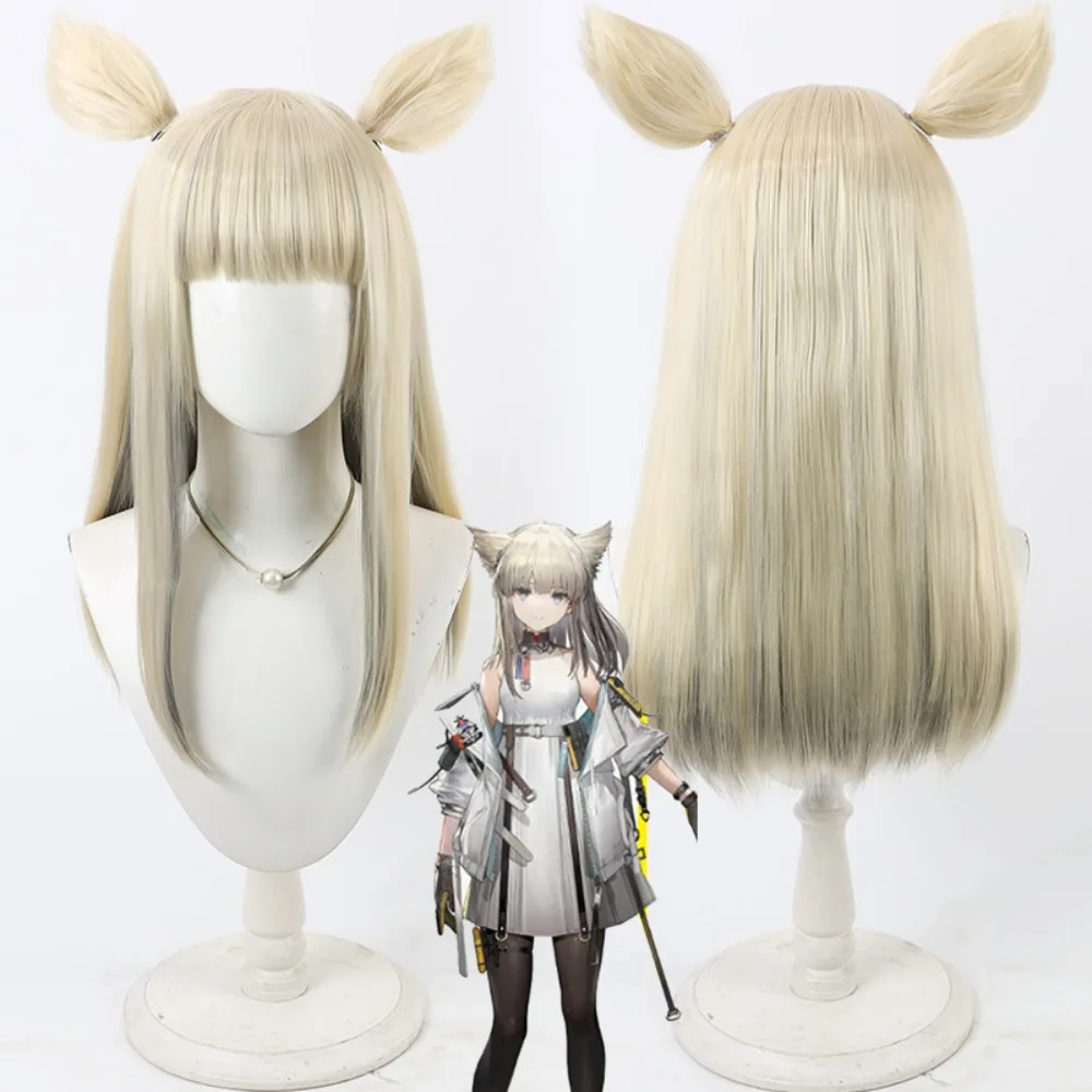 

Парик для косплея Arknights Endfield Perlica с реалистичной имитацией кожи головы и двухцветным градиентом волос