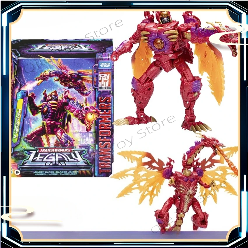 Op voorraad getransformeerd speelgoed Heritage Series Red Dragon Megatron Leadership Action Figure Collection Gift