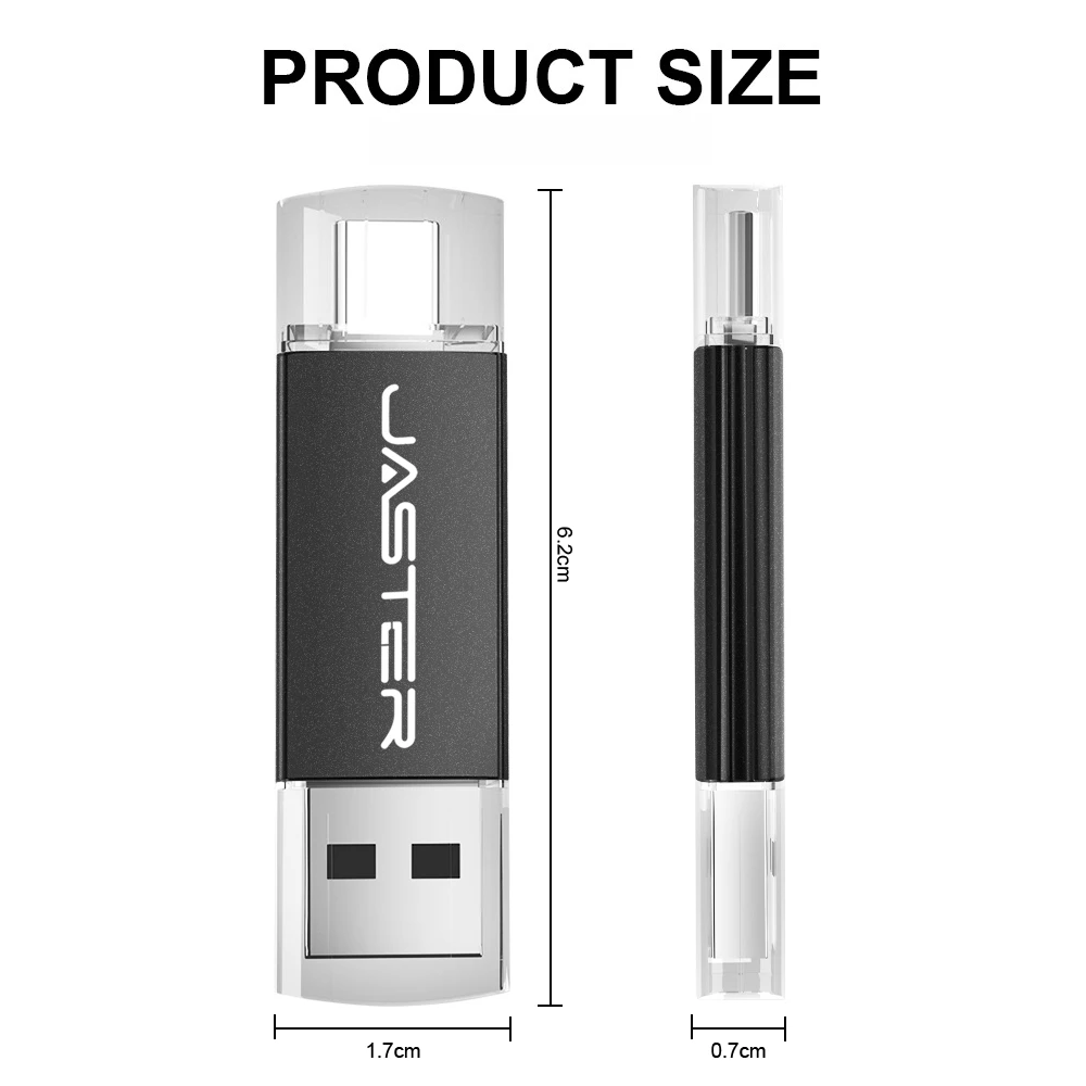 2-in-1 USB Flash Drive 128GB TYPE-C Memory Stick 64GB USB-C Pen Drive 32GB Wedding Gift Pendrive 16G Metal USB Stick 8G Colorful