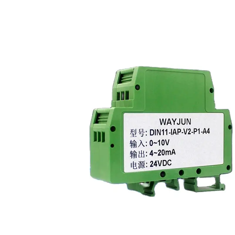 Two in two out voltage and current signal isolator 0-75mv 0-5v 0-10v transmitter one in two